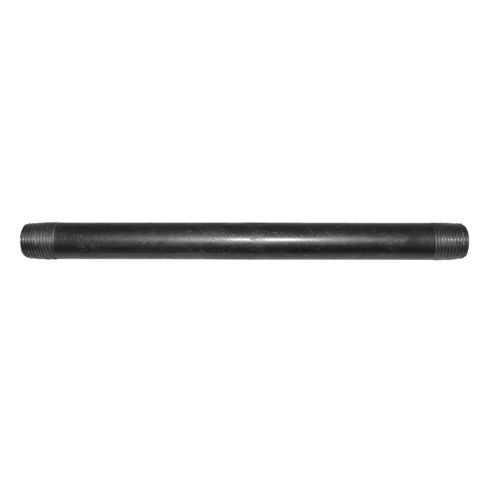 1/2" x 10" Black Malleable Iron Nipple