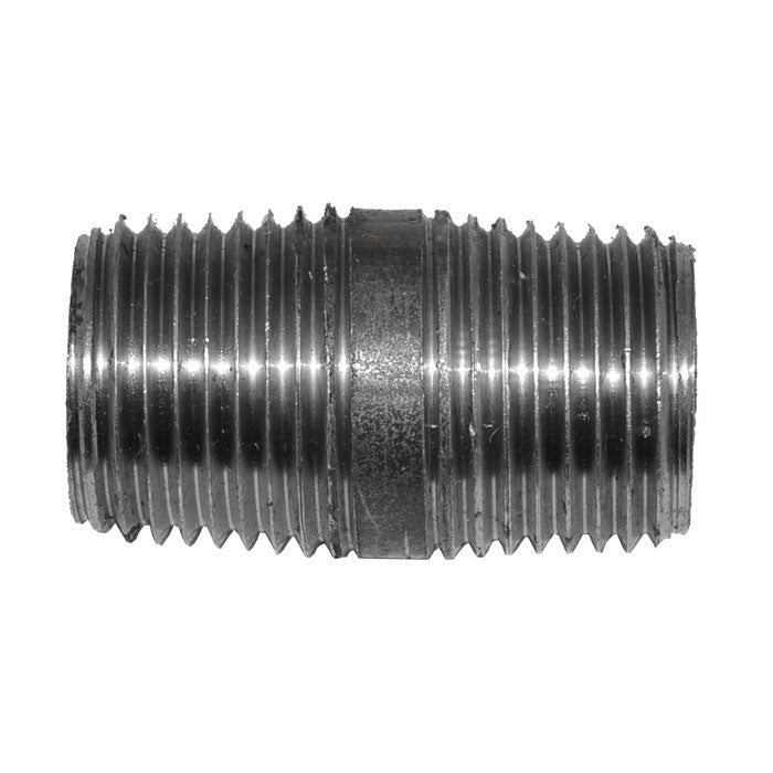 1/2" x 1-1/2" Black Malleable Iron Nipple