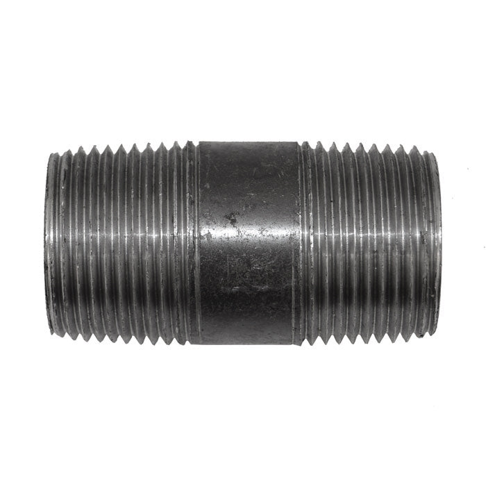1" x 2-1/2" Black Malleable Iron Nipple