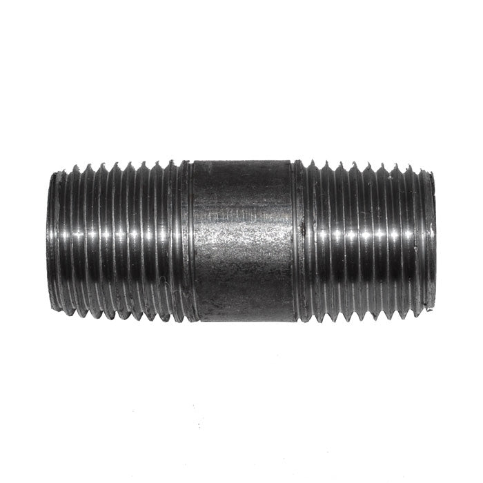 1/2" x 2" Black Malleable Iron Nipple