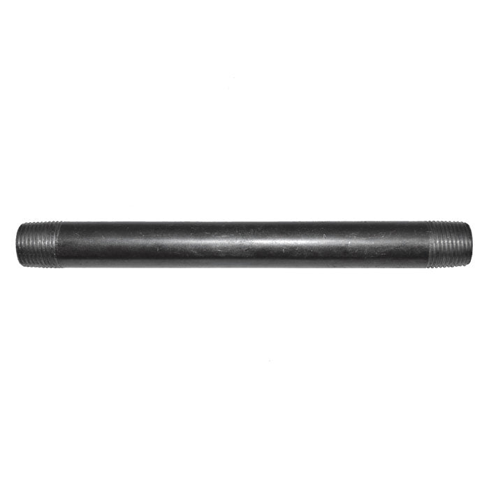 1/2" x 8" Black Malleable Iron Nipple