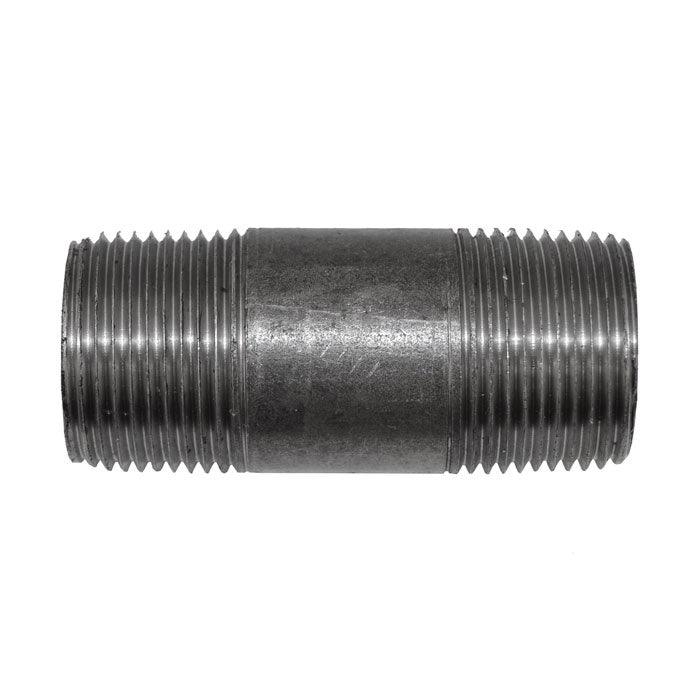 1" x 3" Black Malleable Iron Nipple