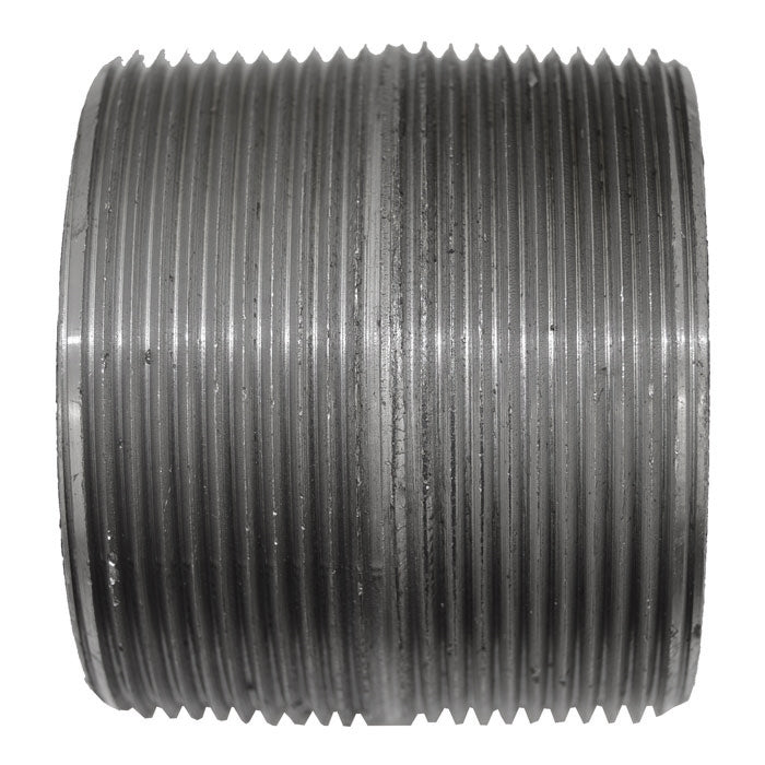 2" x Close Black Malleable Iron Nipple