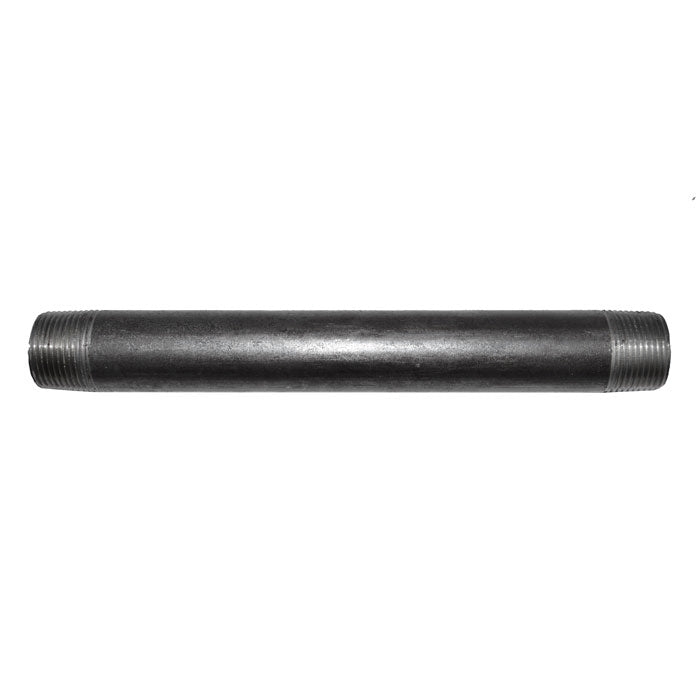 3/4" x 8" Black Malleable Iron Nipple