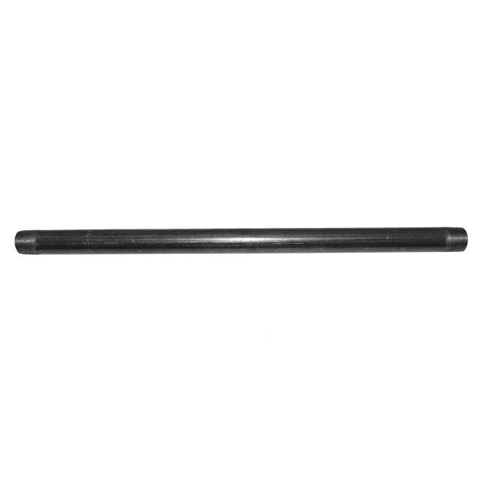 3/8" x 12"' Black Malleable Iron Nipple
