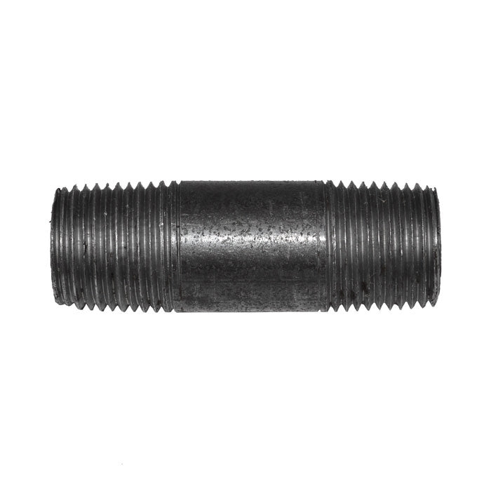 3/8" x 2"' Black Malleable Iron Nipple