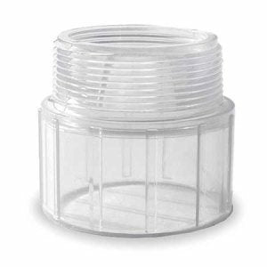2" Clear PVC Male Adapter 436-020L
