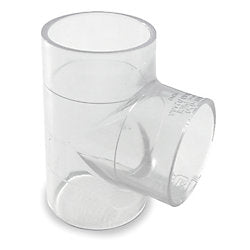 2" Clear PVC Tee 401-020L