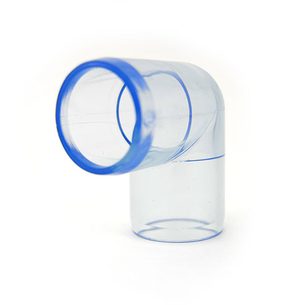Clear Elbow Fitting - Side