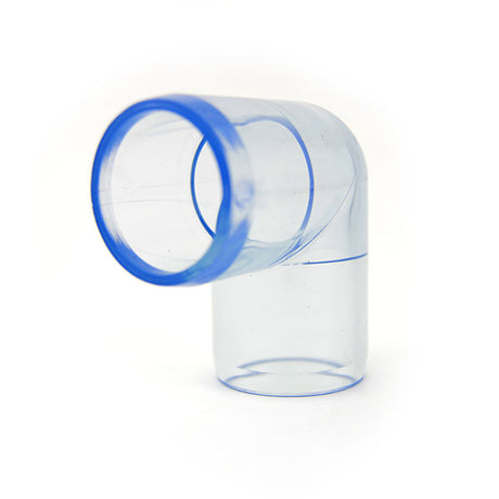 Clear Elbow Fitting - Side