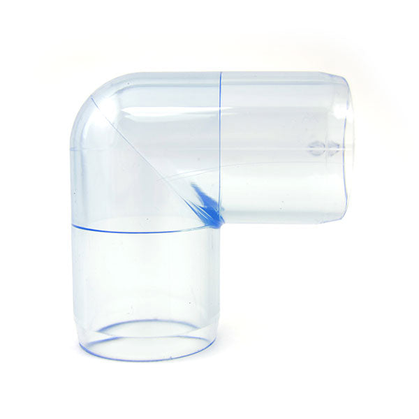 Clear PVC Elbow - 90 Degree