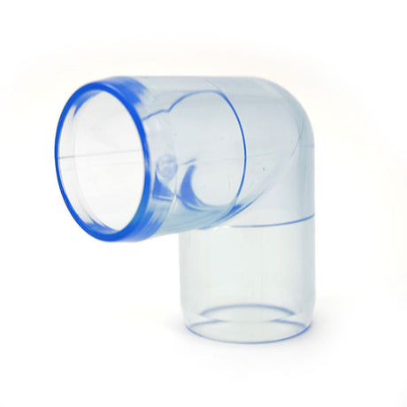 Clear PVC Elbow Connector