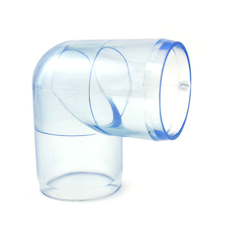 1-1/2" Clear PVC Elbow