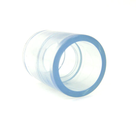 Clear PVC Coupling for 3/4" Pipe