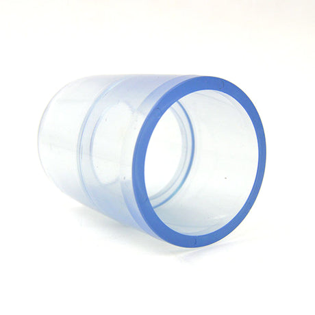 Clear PVC Coupler - 1-1/4 inch Size