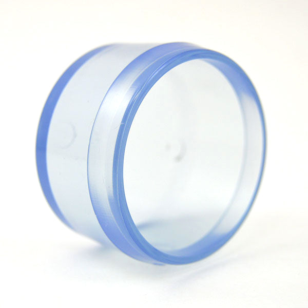 Clear PVC End Cap - Flat Top 1-1/2" Size