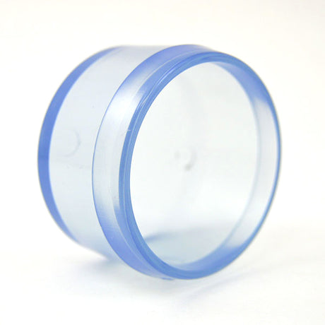 Clear PVC End Cap - Flat Top 1-1/2" Size