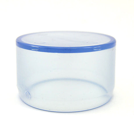 2 inch Clear PVC Flat Cap