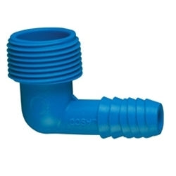 3/4" Lasco Blue Twister Elbow - MIPT x Double Helix®