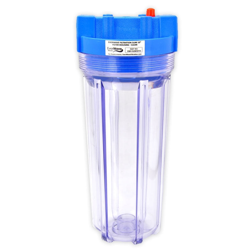 10" Slim Big Blue Filter Housing Clear