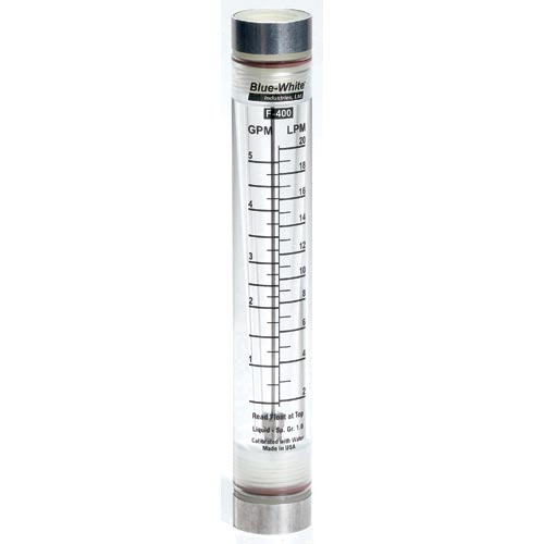 F-40750LN-12 Blue White Flow Meter