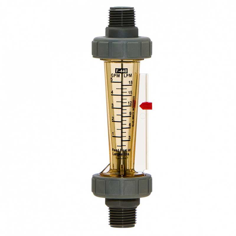 F-44750L-12 Blue-White Flowmeter