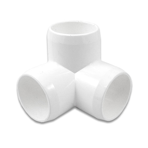 1" 3-Way PVC Furniture Fitting - Furniture Grade