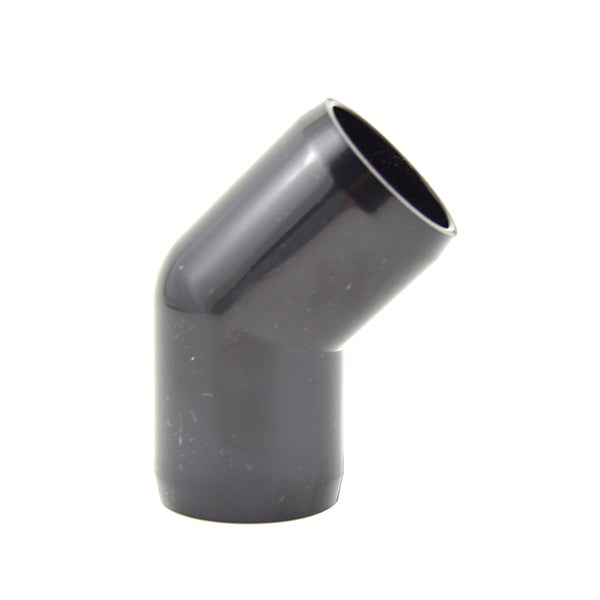 3/4" 45-Elbow Furniture Grade PVC - Black Color