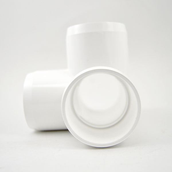 1-1/2" 4-Way PVC Fitting - Side View