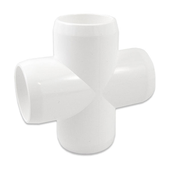 1" Furniture Grade PVC Cross