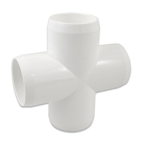 1-1/4" Furniture Grade PVC Cross