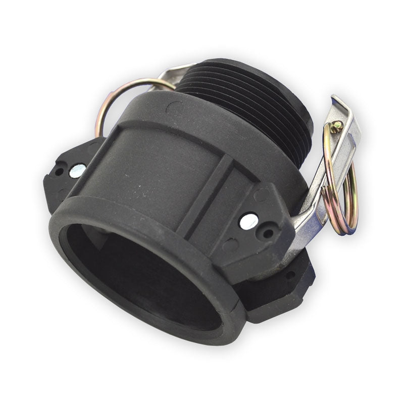 1-1/2" Flui-PRO PP Camlock Fitting - Female Camlock x MNPT (FP-PP-B-150)