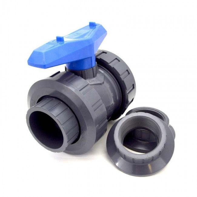 1-1/2" PVC True Union Ball Valve - Flui-PRO SERIES 2