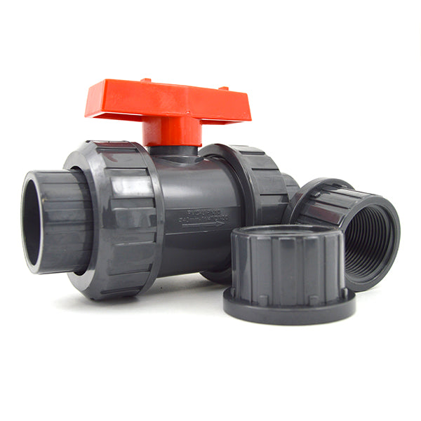 1-1/4" FluidPro PVC True Union Ball Valve