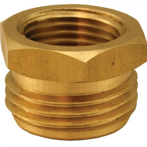 3/4 MGH X 3/4 FPT Brass Garden Hose ADAPTER