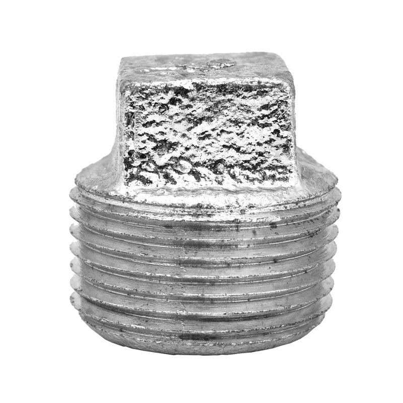 1" Galvanized Malleable Plug - MNPT (GMP1)