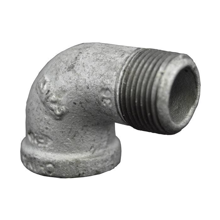 1/4" Galvanized Malleable Iron Street Elbow 90 (Mf) (36372)