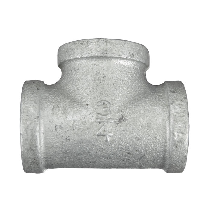 3/4" Galvanized Malleable Tee - FNPT