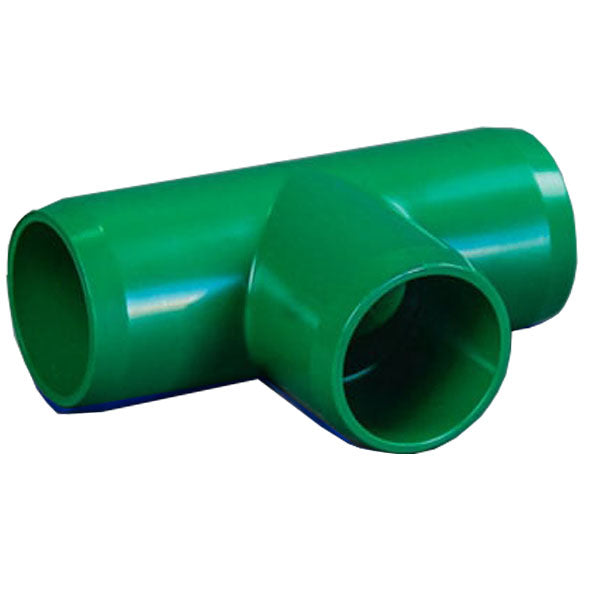 Green 1" Furniture Fitting Tee (FF-T-010-GREEN)