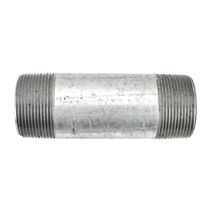 1-1/2" Galvanized Malleable Iron Pipe Nipple