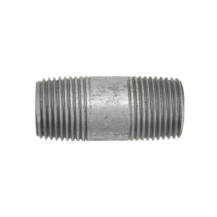 3/8" galvanized malleable iron nipple fitting