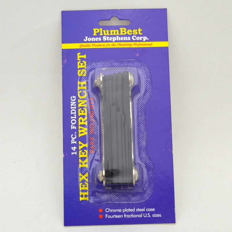 hex key wrench set in package