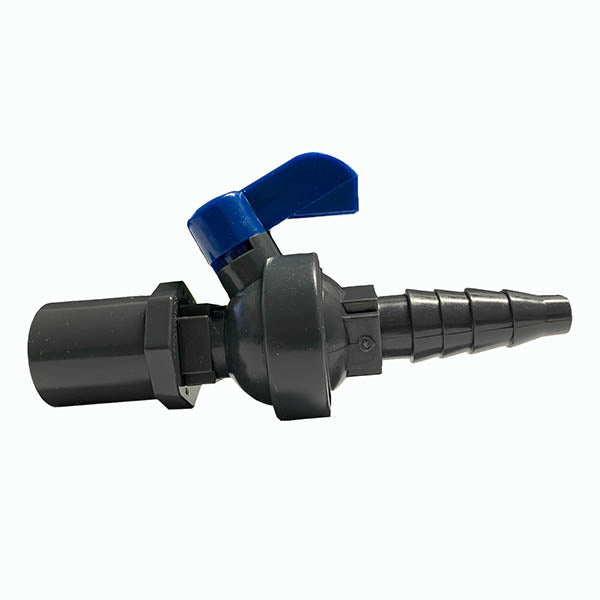 1/2" Bushing x 1/4" Barbed Sampling Labcock Valve