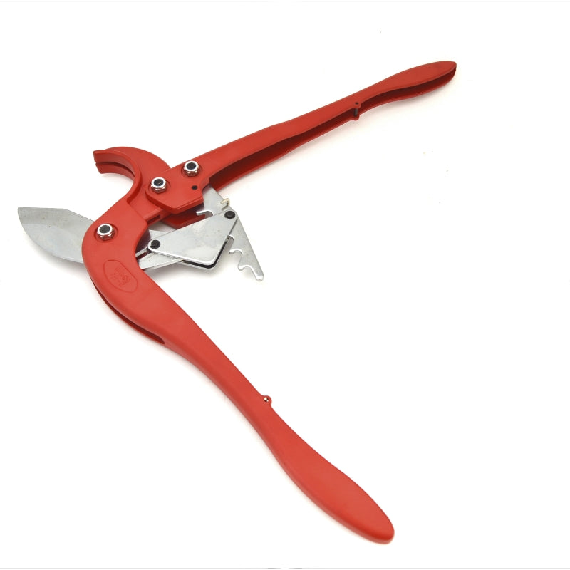 Ratcheting PVC Pipe Cutter - Open