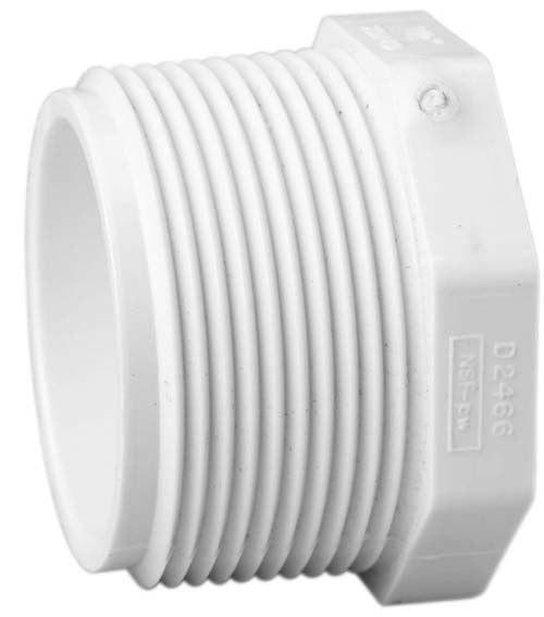 2-1/2" Sch 40 PVC Plug - MIPT 450-025