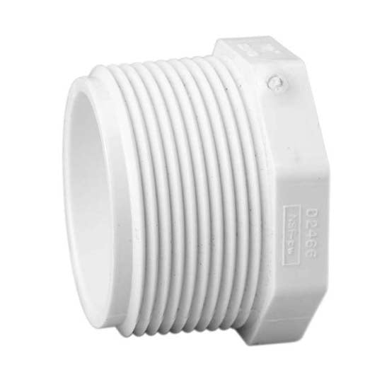 6" Sch 40 PVC Plug Mipt 450-060