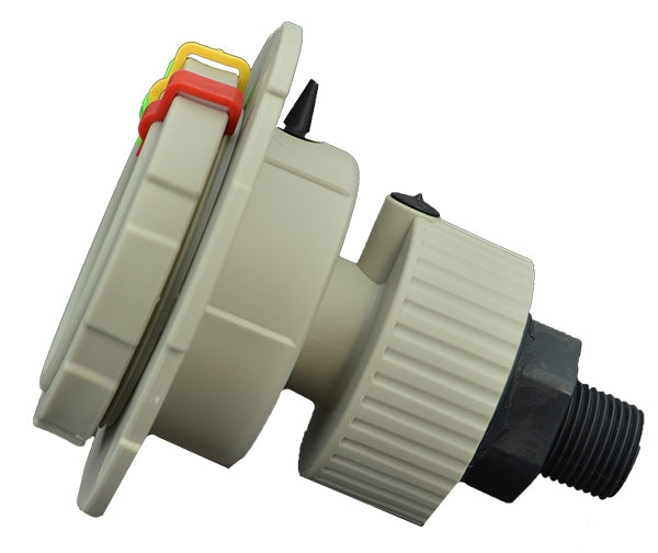 2-1/2" Truflo OBS-A Series Panel Mount Gauge & Isolator (OBS-A-P-0-160)