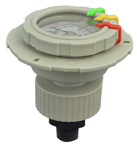 2-1/2" Truflo OBS-A Series Panel Mount Gauge & Isolator (OBS-A-P-0-160)