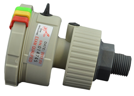 2-1/2" Truflo OBS-B Series Center Mount Pressure Gauge & Isolator (OBS-B-P-0-160)