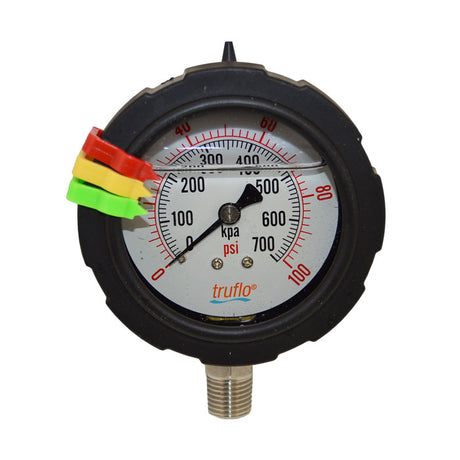 2-1/2" Truflo OBS Series Single-Sided Pressure Gauge (OBS-GO-0-100)